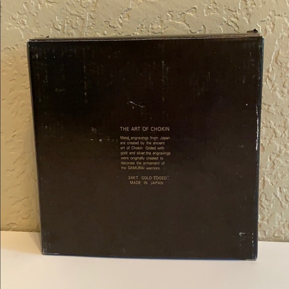 6” Chokin 24kt gold plate; NWT - Picture 6 of 6